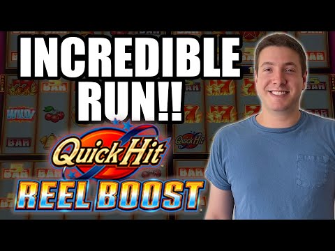 INCREDIBLE WINNING RUN ON QUICK HIT REEL BOOST!!