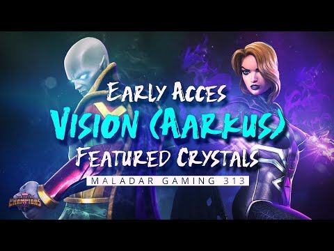 5x 6 Star Vision Aarkus & Black Widow Claire Voyant Featured Crystals 😅 #MCOC