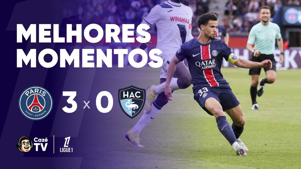 MELHORES MOMENTOS: PSG 3 X 0 LE HAVRE | LIGUE 1 2025/2026 | 13ª RODADA