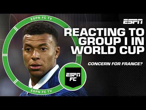 Will France have a tough time in the 2026 FIFA World Cup Group I? | ESPN FC