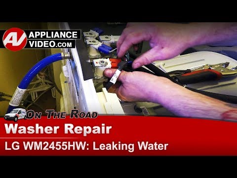 LG Washer Repair - Water Leaking - Valve Assembly