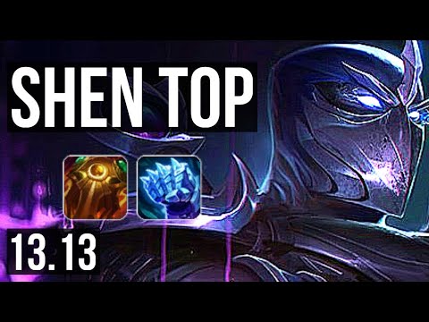 SHEN vs IRELIA (TOP) | 3.6M mastery, 3/0/6, 1500+ games | KR Master | 13.13