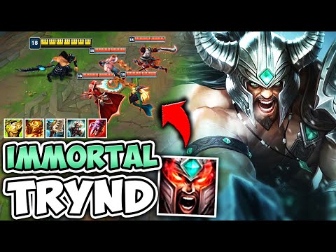 6000+ HP,  200+ ARMOR, 150+ MR, 375 AD - This Tryndamere Build Has it ALL!