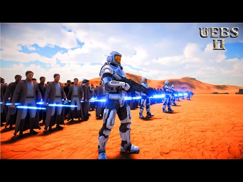 160,000 JEDIS & GALACTIC SOLDIERS vs 2,000,000 SLUGGA BOYZ | Ultimate Epic Battle Simulator 2 UEBS 2