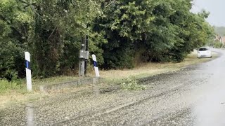 Vihar tépett le egy faágat Szólád határában