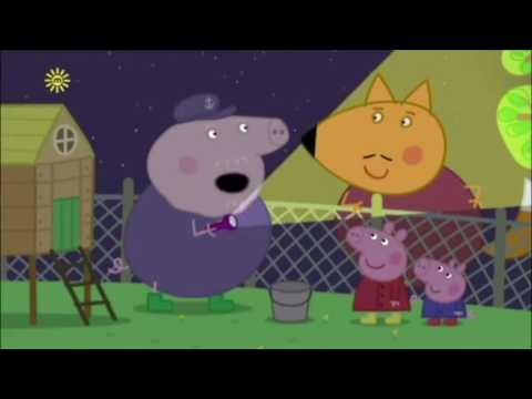 Peppa pig - Night Animals  with subtitles