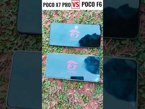 Poco X7 Pro VS Poco F6 🔥 FreeFire Speed Test 💀 #freefire #shorts