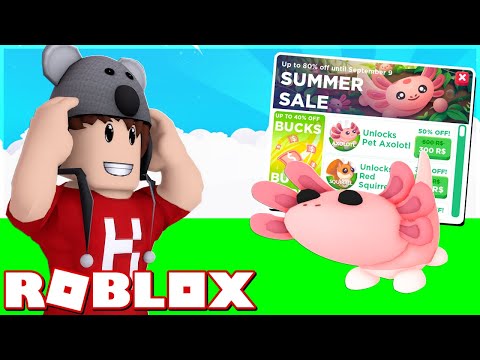 VILDE TILBUD PÅ PETS! *BRUGER ALLE MINE ROBUX* | Adopt Me Roblox Dansk