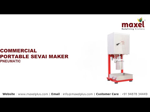 LEP1024 Commercial Portable Pneumatic Sevai Maker - 75 Kg / Hr