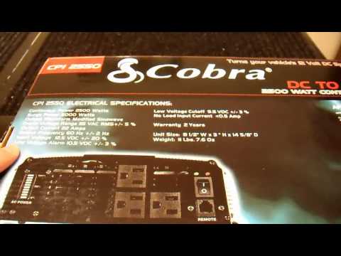 Cobra Inverter Review Part1 - Intro and Packaging