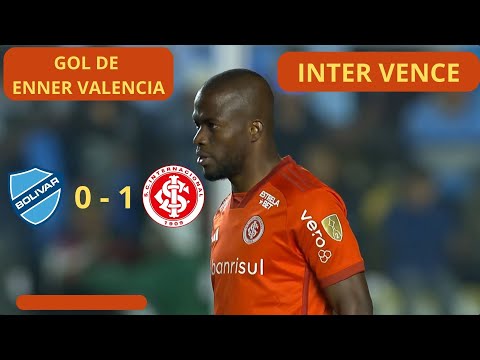 BOLIVAR 0 X 1 INTER - ENNER VALENCIA FEZ O GOL DA VITÓRIA DO INTERNACIONAL