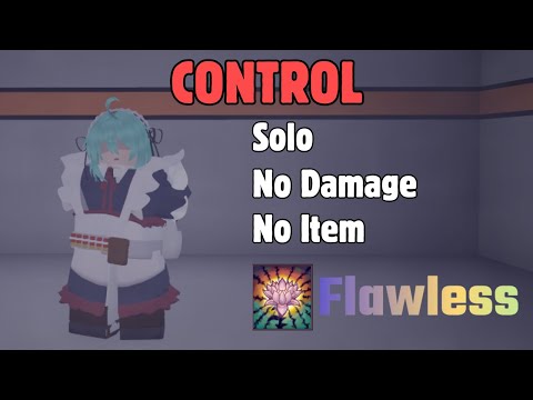 Roblox Controll - Full Solo Walkthrough (No Damage, No Item, Flawless Run)