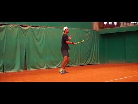 Matthieu Perchicot en préparation de tournois professionnels