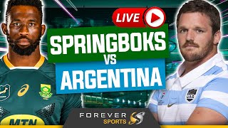 SPRINGBOKS VS PUMAS LIVE! | Argentina vs South Africa Watchalong | Forever Rugby