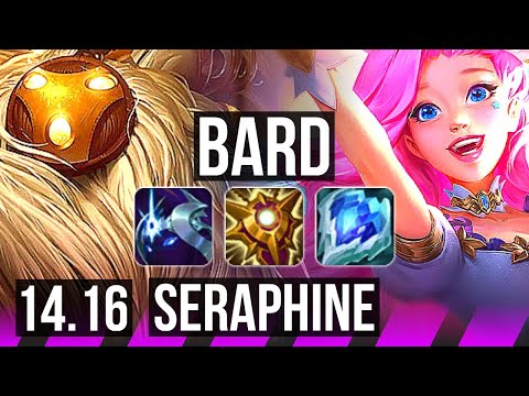 BARD & Smolder vs SERAPHINE & Ziggs (SUP) | 500+ games, 19k DMG | NA Grandmaster | 14.16