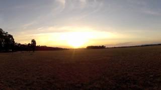 preview picture of video 'Hang Gliding Parachute Deployment at Sunset'