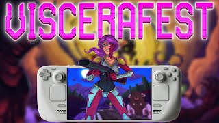 Viscerafest on Steam Deck OLED - 90 FPS of Retro Mayhem!
