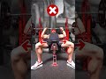 PROTIP: ⚠️ when doing bench press make sure you DO NOT cave your arms inwards.