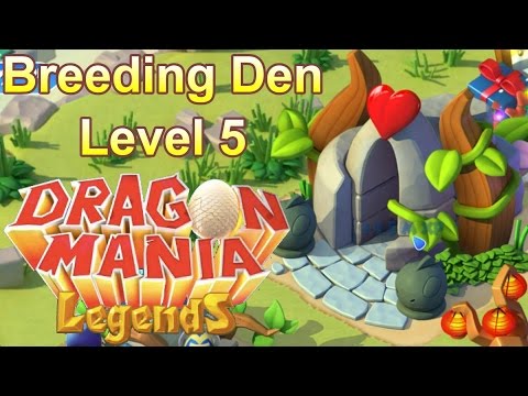 Breeding Den Level 5 Upgrade + Unlocked Enchantment Dragons! - Dragon Mania Legends