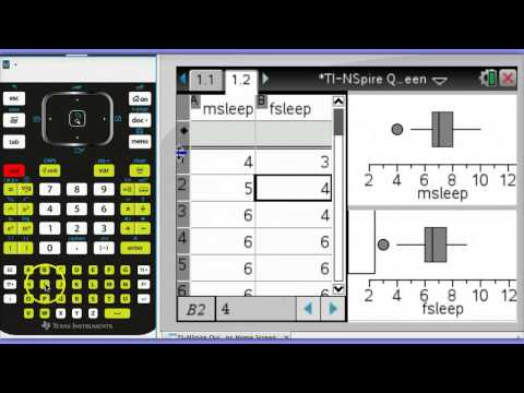 TI-NSpire Quick Tip #26 - Finding an Average from a List