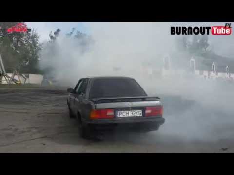 Palenie gumy BMW E30 325 "STERYD" (7) - II Dzień Świra #61