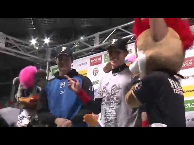 ファイターズ・大谷選手・陽選手ヒーローインタビュー 2016/6/12 F-T