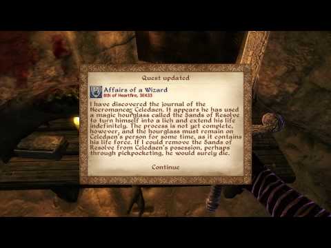 The Elder Scrolls IV: Oblivion Walkthrough Part 24 - Affairs of a Wizard