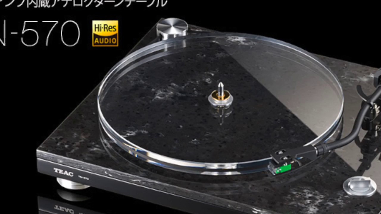 video Đầu đĩa than TEAC TN-570-B chính hãng 0