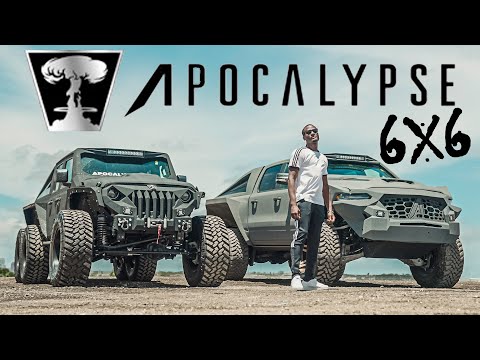 Apocalypse Jeep Gladiator 392 6x6 Hellfire and Ram TRX 6x6 Juggernaut