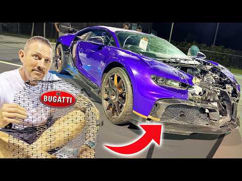 BOUGHT BACK THIS CRASHED BUGATTI CHIRON FOR CHEAP! 80% OFF