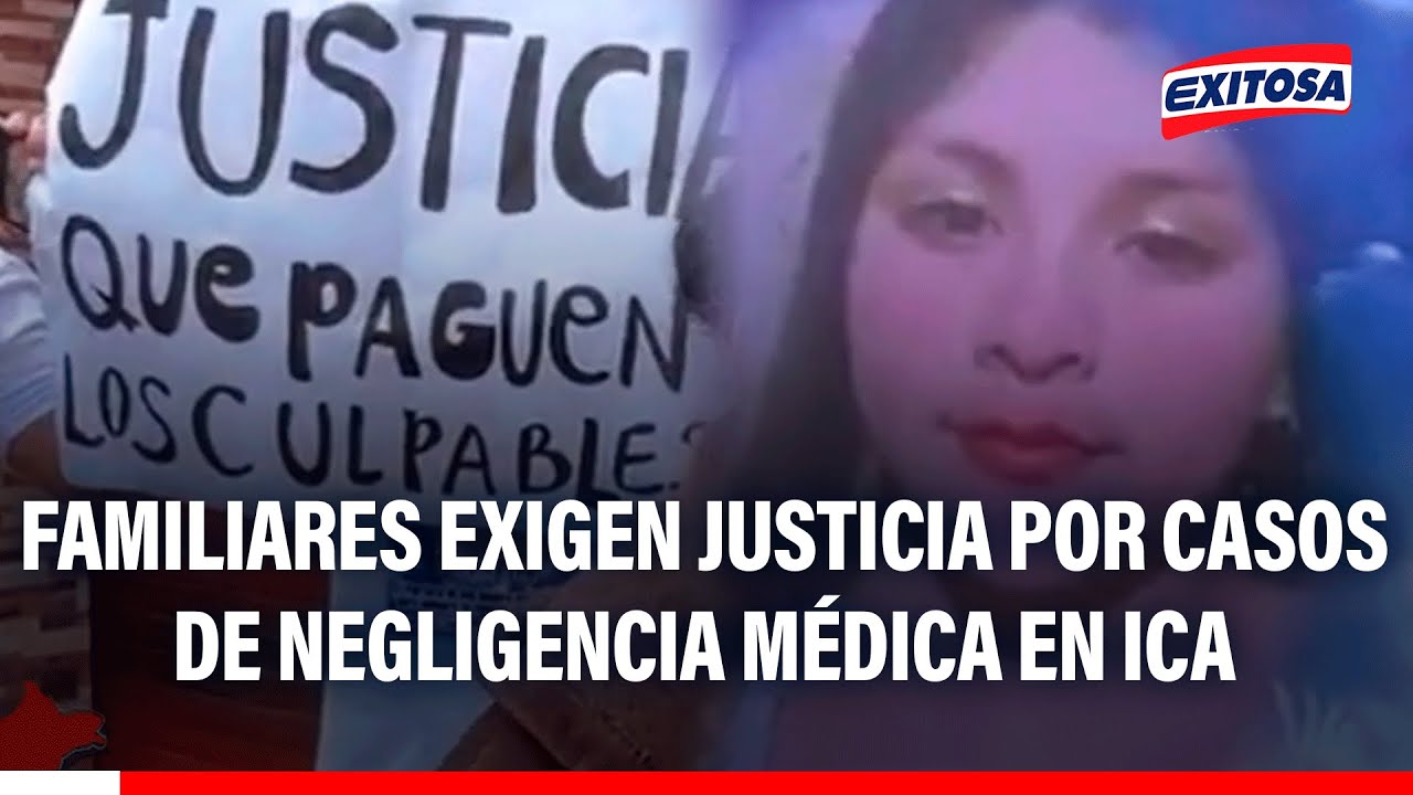 🔴🔵 Familiares exigen justicia por casos de negligencia médica en Ica