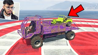 Cars + Cars Teamwork Challenge 0.0007% Win in GTA 5!