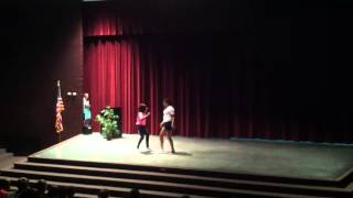 preview picture of video 'Brookville Middle School Talent Show Dlow Shuffle 2014'