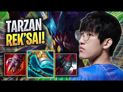 TARZAN IS A GOD WITH REK'SAI! - LNG Tarzan Plays Rek'sai JUNGLE vs Wukong! | Season 2023