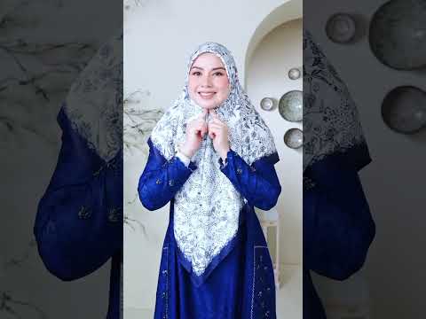 Siap tampil cantik di Lebaran? Yuk, coba tutorial hijab segi empat yang mudah ini! 🌙✨