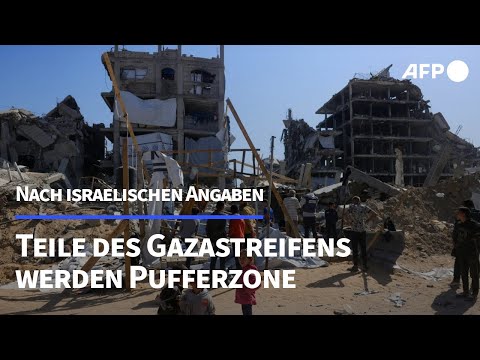 Israel wandelt ein Drittel des Gazastreifens in Pufferzone um | AFP