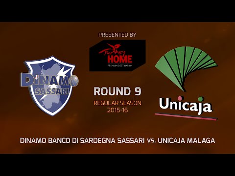 Highlights: RS Round 9, Dinamo Sassari 65-77 Unicaja Malaga