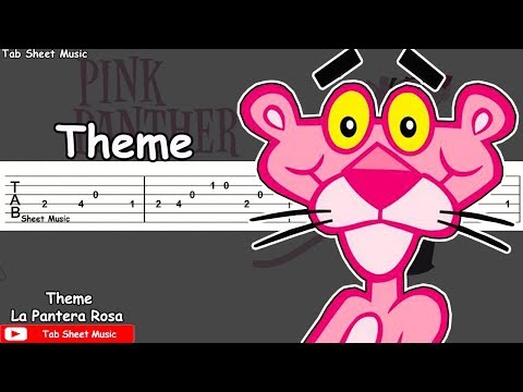The Pink Panther (La Pantera Rosa) - Theme Guitar Tutorial Video