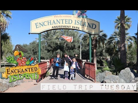 ENCHANTED ISLAND AMUSEMENT PARK!! // Field Trip Tuesday