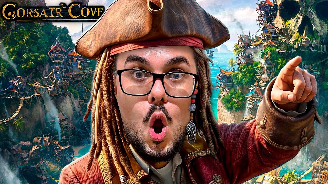 CRIEI UMA CIVILIZAÇÃO DE PIRATAS - Corsair Cove