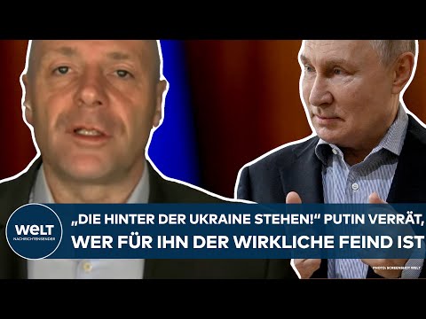 PUTINS KRIEG: "Die hinter der Ukraine stehen!" Russlands Präsident verrät! Das ist der wahre Feind!