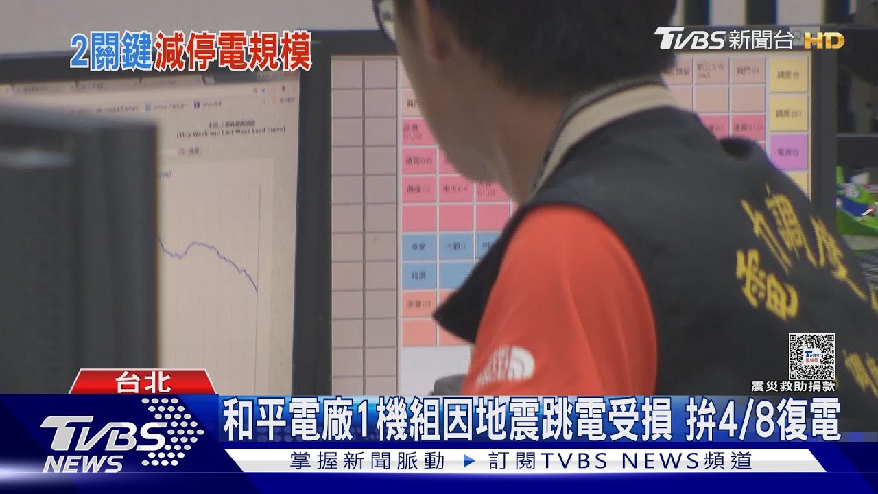 花蓮強震停電規模比921小　綠委：因能源轉型
