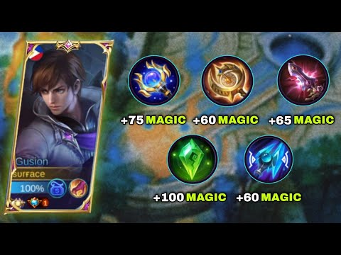 24 KILLS!! Gusion Full Magic Damage Build | Gusion Best Build 2022 - Mobile Legends