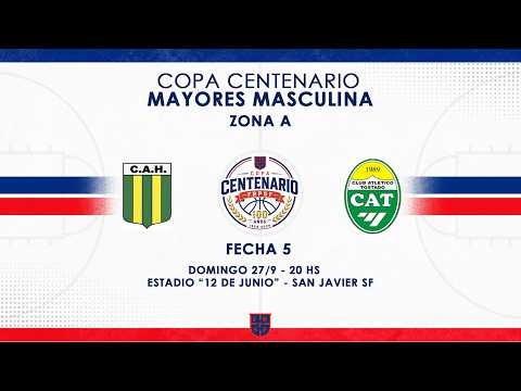COPA CENTENARIO MAYORES Masculino | Fecha 5 | HURACAN SAN JAVIER vs. ATLETICO TOSTADO