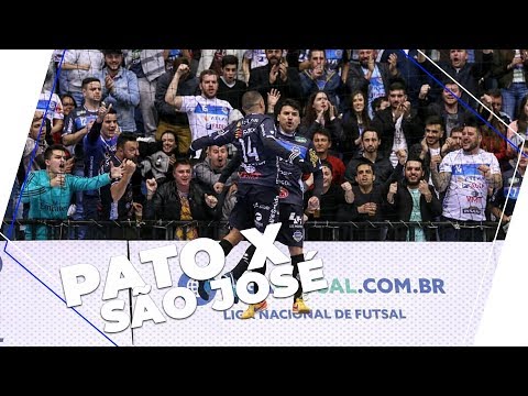 PATO FUTSAL 3 X 0 SÃO JOSÉ - GOLS - LNF 2018