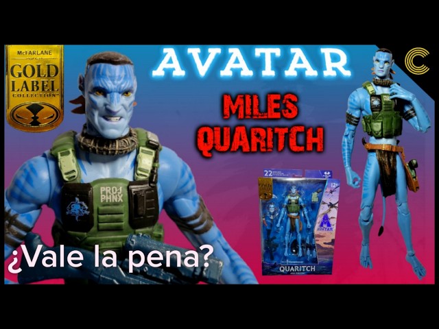 Vídeo relacionado con BANDAI - McFarlane - Figuras Avatar Disney Miles Quaritch Multicolor TM16303