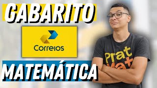 GABARITO  MATEMÁTICA CORREIOS 2024 CARTEIRO
