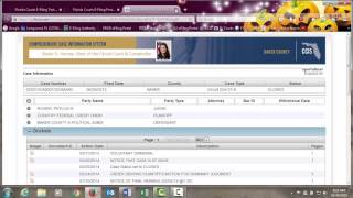 Florida Courts E-Filing Portal - New Docket Sheet