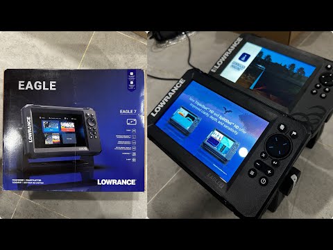 New Lowrance Eagle 2024 Fishfinder Chartplotter Unboxing vs Hook2 Quick Review GPS Sounder Sonar