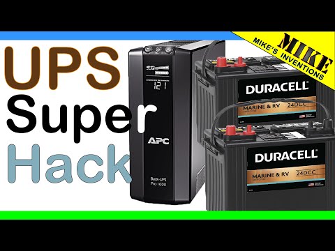 SUPER UPS Battery Hack- Mikes Inventions